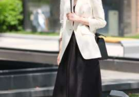 女性通勤着装搭配图片